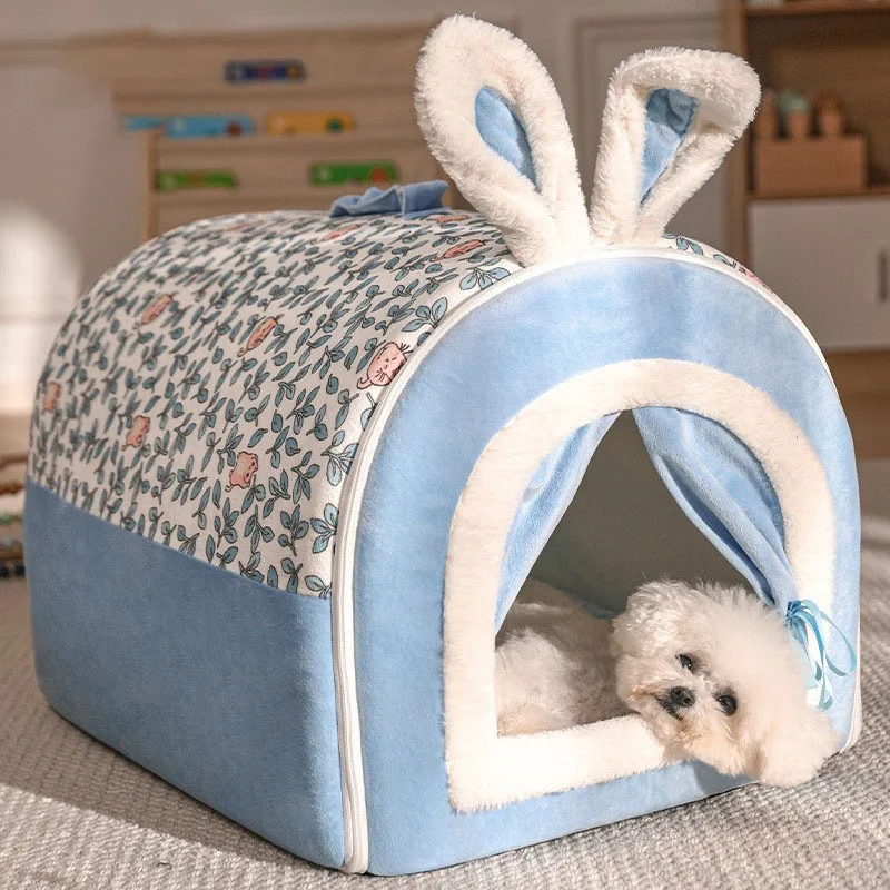 Washable Enclosed Design Dog Blanket Litter Cats Dog Kennell Pet Supplies Puppy Medium Bed Accessories Pads