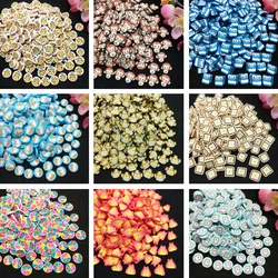 50g/Lot Bear/Monkey/Rabbit/Chicken/Lollipop/Fire Polymer Clays For DIY Crafts Plastic Klei Mud Particles Slime Filler Slices