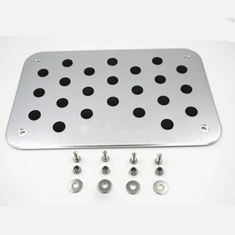 

Accesorios Aluminum Mat Anti skid Floor Carpet Mat Pedal Pad Plate fit for Hyundai ELANTRA Sonata Tucson Car Accessorie