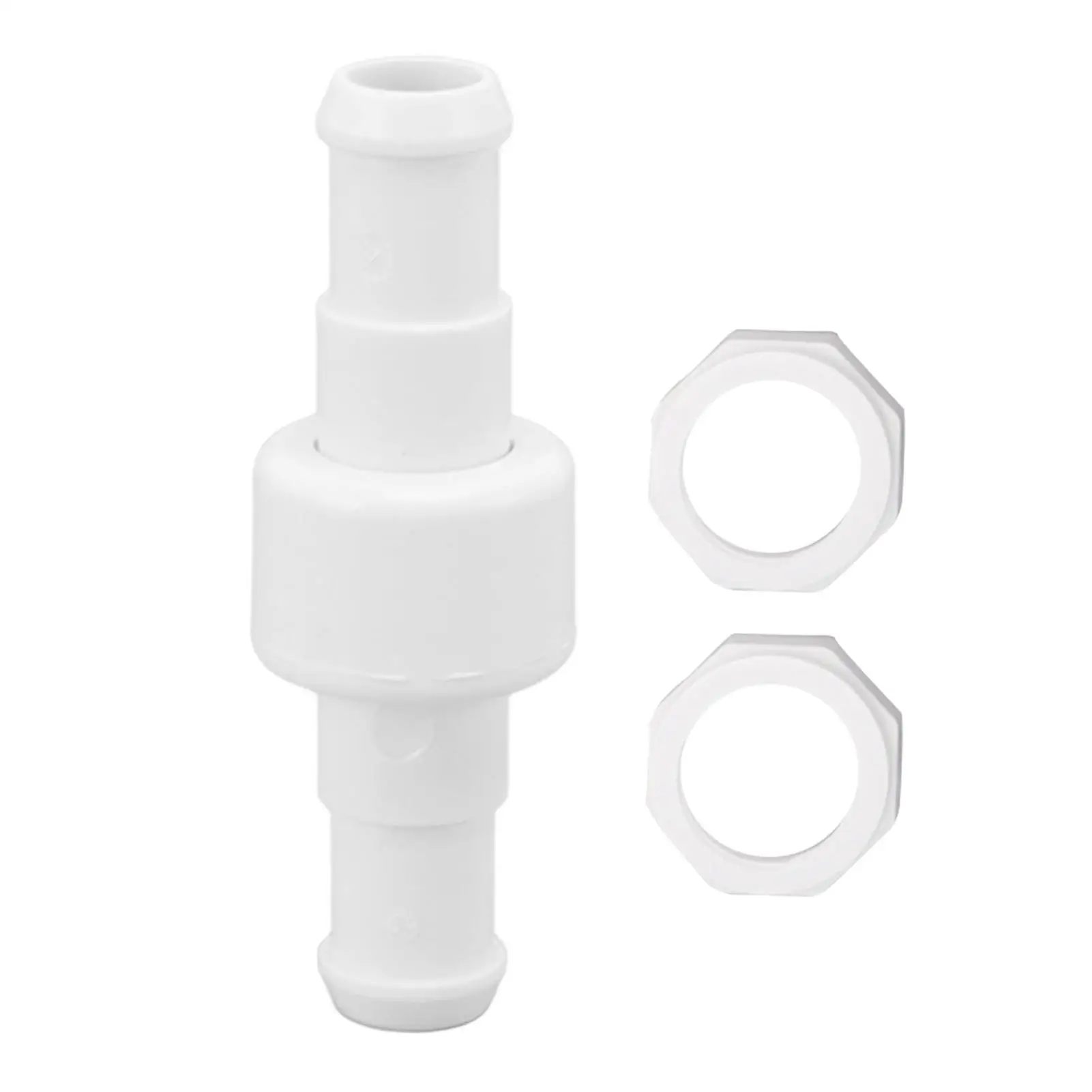 Pool Cleaner Hose Swivel Nut Kit with Ball Bearing Swivel Durable Plastic for Pool Hose