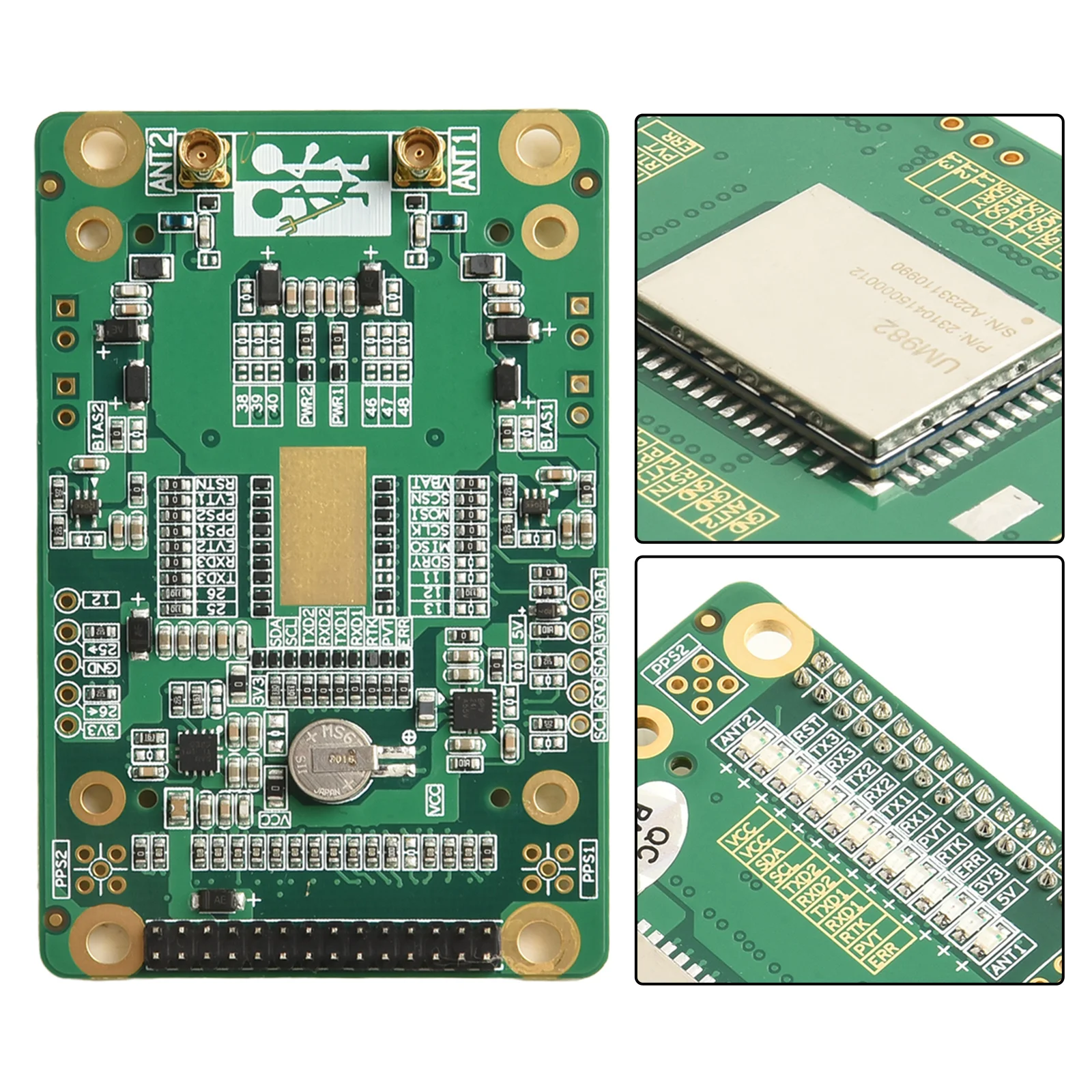 Precise Positioning Solutions with High Performance GNSS RTK Differential Positioning Board for Unicorecomm UM982