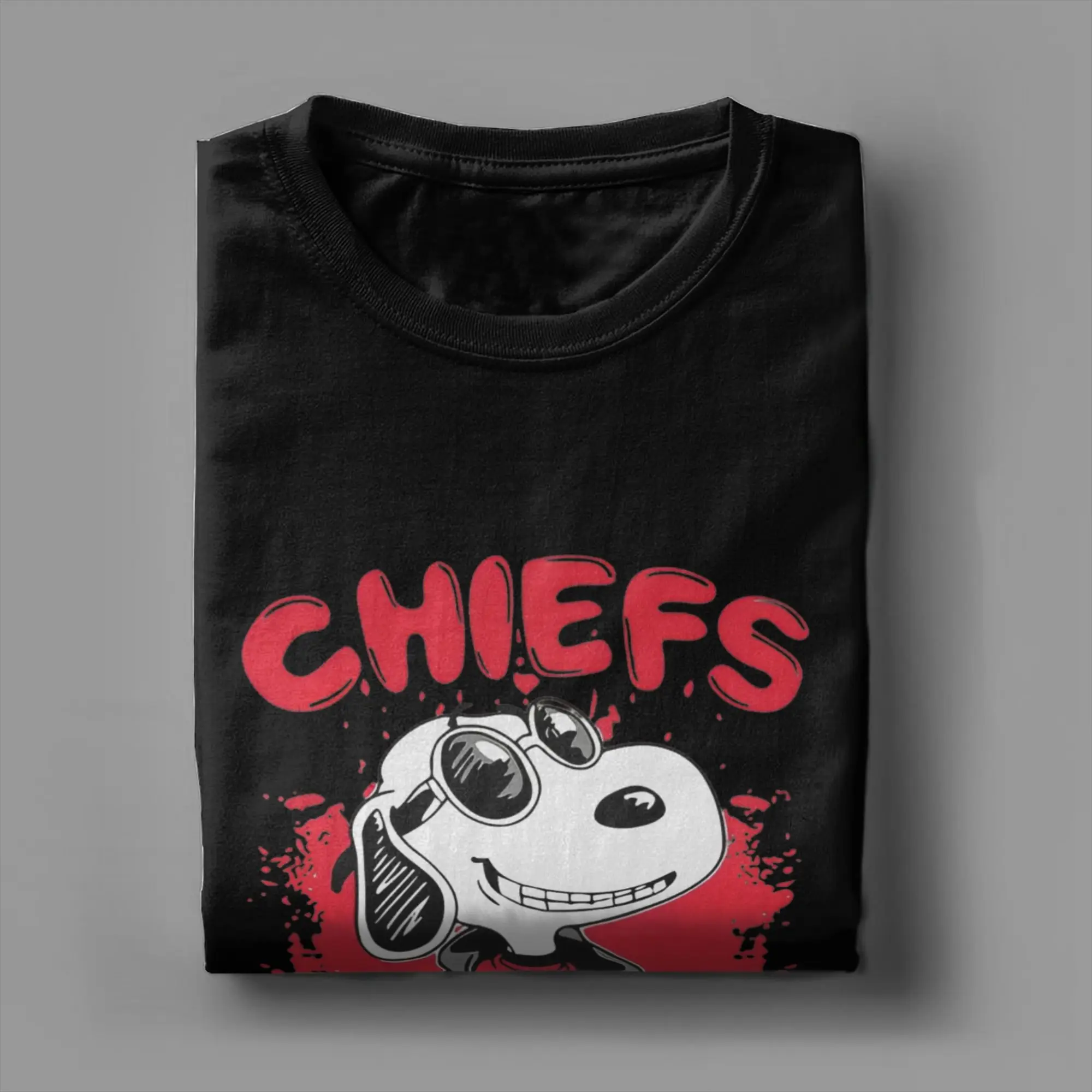 سنوبيس كول فريق كانساس سيتي تشيفز تي شيرت الرجال النساء 100% القطن تي شيرت غير رسمي الياقة المستديرة تي شيرت قصير الأكمام بلايز