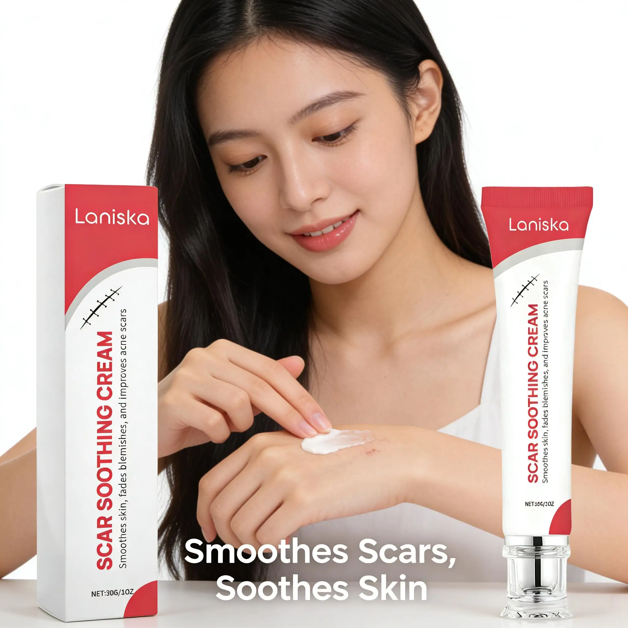 

Крем для заживления шрамов, успокаивающий, уменьшает акне и растяжки, улучшает текстуру кожи, устраняет пигментацию, снимает боль от шрамов, разглаживает кожу, мазь.