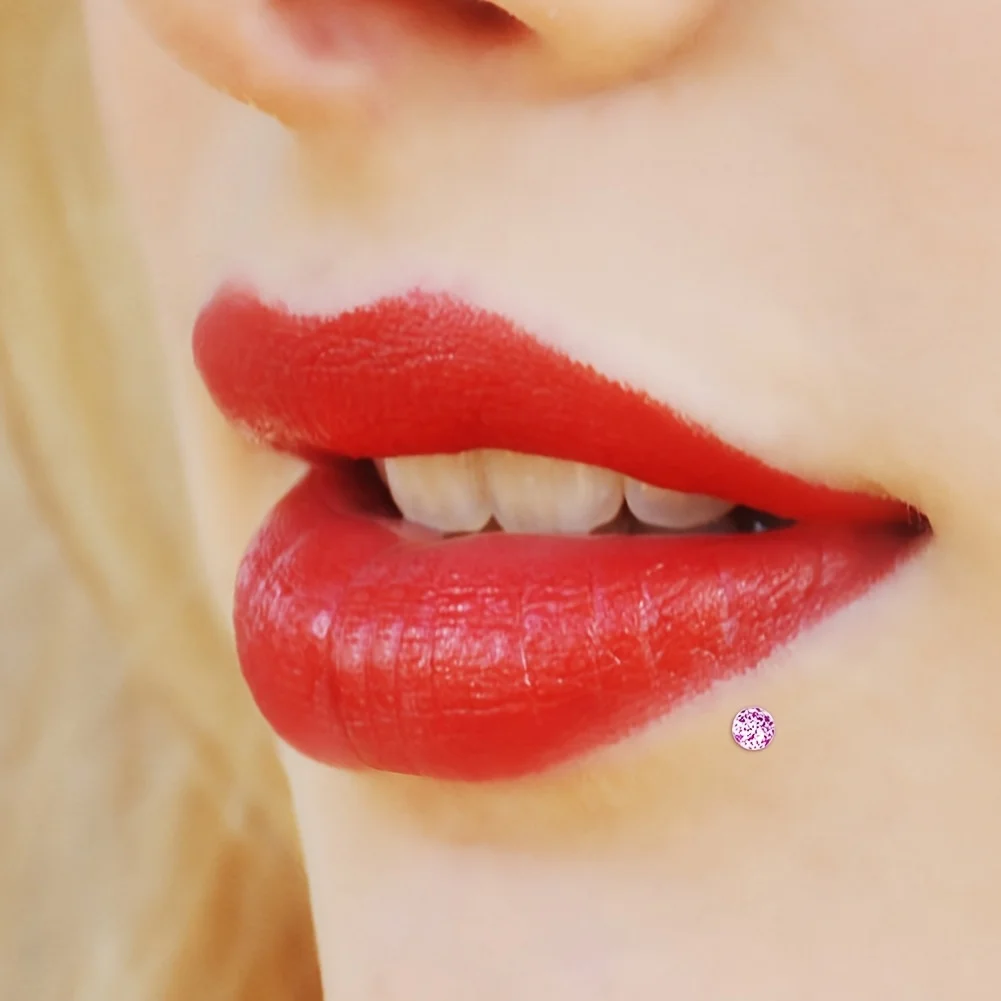 18pcs Colorful Sequin Ball Earrings Plastic Earrings 16G Cartilage Stud Helix Tragus Piercing Lip Rings Labret Retainers 6-12mm