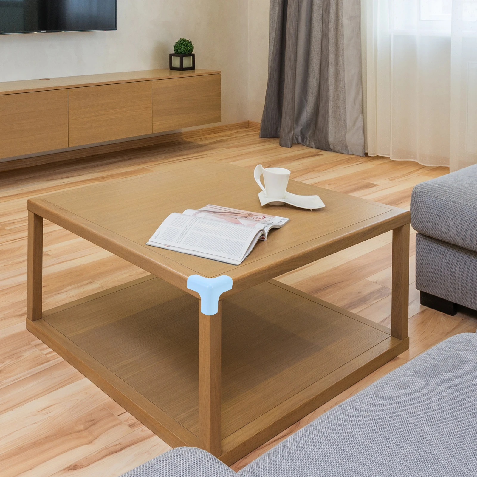 

8pcs Silicone Furniture Corner Protector Table Bumper Guard For Kids Baby Proofing Cushion Cover Resilient Durable No