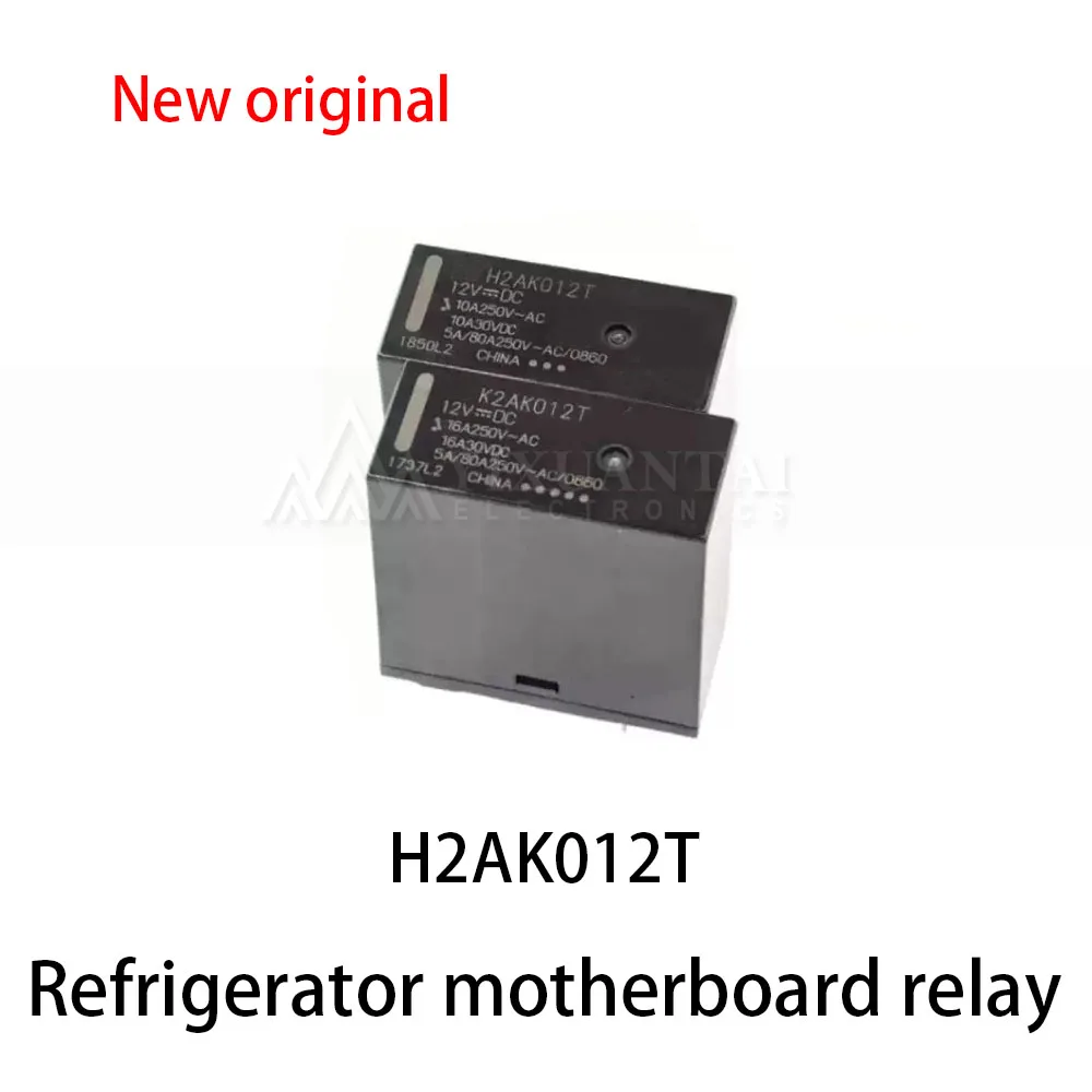 (5pcs~10pcs) 100% New relay H2AK012T Refrigerator motherboard relay 12V 12VDC 4-pin 10A