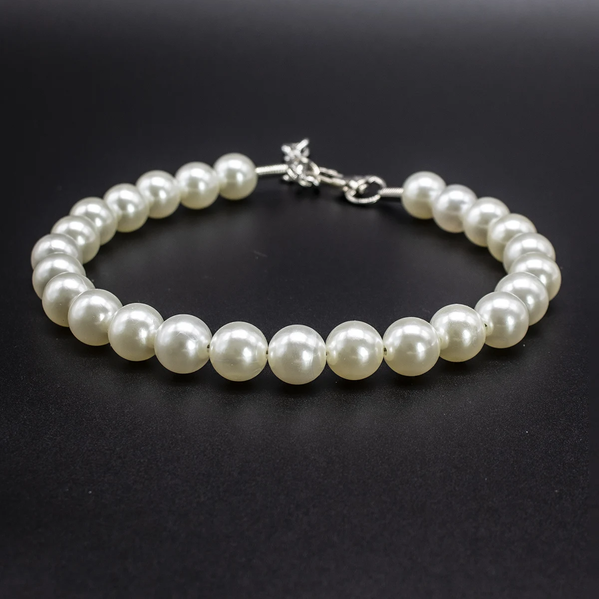 Luxury Imitation 16MM Pearl Dog Collar for Large Dogs Brides Big Dog Necklace Durable Wire Rope Wedding Jewelry Accessories