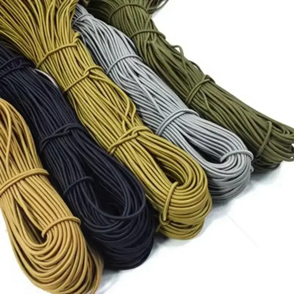 

Elastic Rope 3mm/4mm 4 Meters Length Chair Repair Cord Multistrand Rope Outdoor Tool 4 Colors Strong