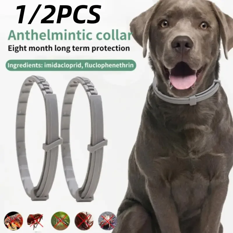 Pet Anti Flea Collar Adjustable Antiparasitic Cat Dog Necklace Portable Outdoor Anti-mosquito & Insect Repellent Pet Supplies