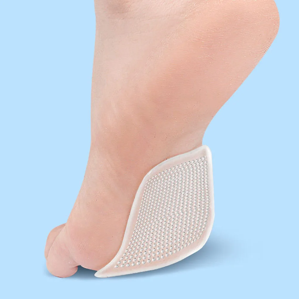 

2 Pairs Transparent Forefoot Pads Gel High Heels Half Pads Anti Slip Insoles Soft Foot Protection Cushion Patches Shoe Inserts
