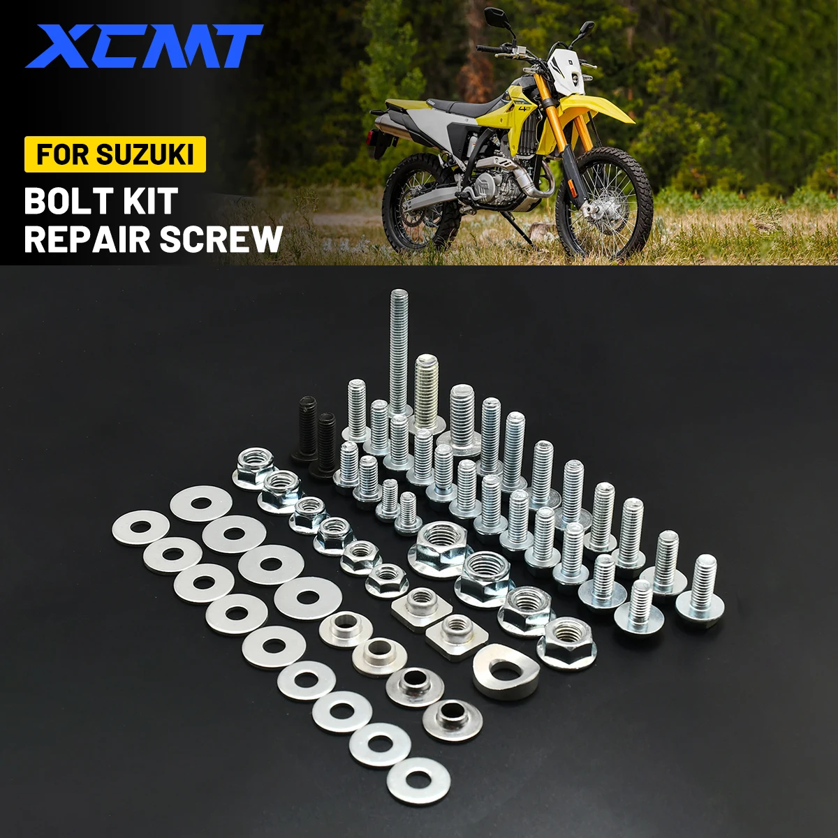 Для SUZUKI RM RMZ RMX DRZ 80 85 125 150 250 300 450 грязевой велосипед, оборудование для ремонта болтов, спасательный ремонт, полный набор инструментов, крепеж