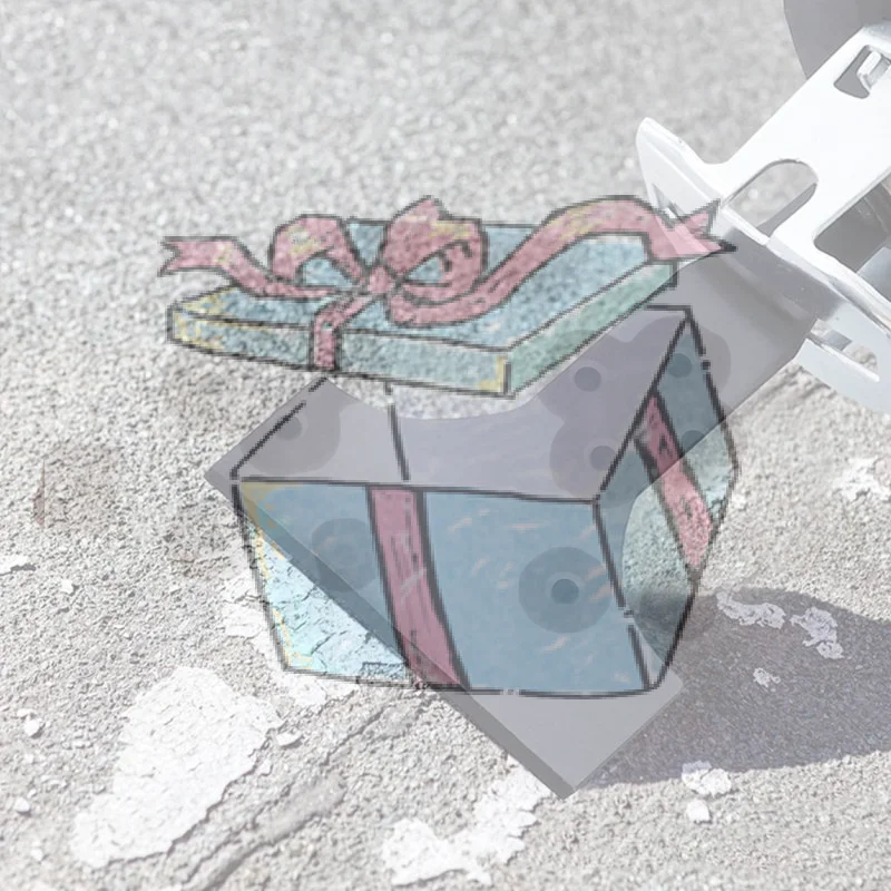 

4-Piece Reciprocating Saw Scraper Blades, High Carbon Steel Tile Cleaning Tool For Removing Mortar And Adhesive From Ceramic Wal