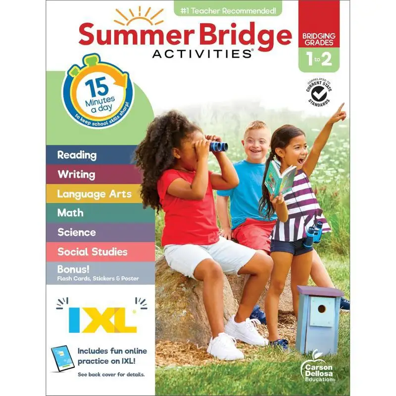 Summer Bridge Activities Grades 1  2 Carson Dellosa Education Carson Dellosa Education 9781483872704 Book