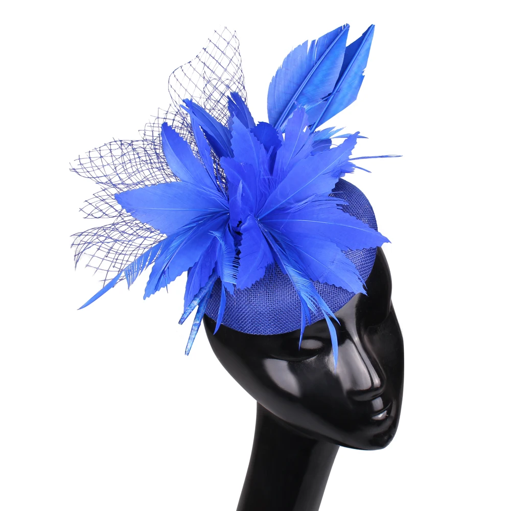 Eleganter Braut-Fascinator für Damen, schicker Blumen-Kopfschmuck mit Haarband, stilvolle Haaraccessoires für besondere Anlässe – Detail 5