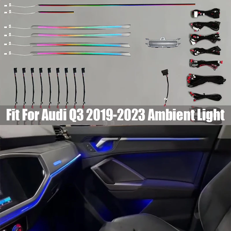 

Radium Carved Starry Sky Version 28 Light Illusion Atmosphere Light Fit for Audi Q3 2019 - 2023 Atmosphere Light Screen Control