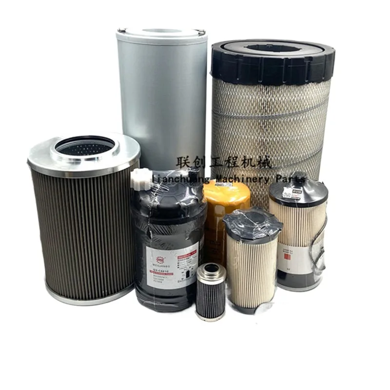 

For LiuGong LG926E engine oil,air,diesel filter element,oil-water separator,hydraulic pilot inlet and return oil filter, excavat