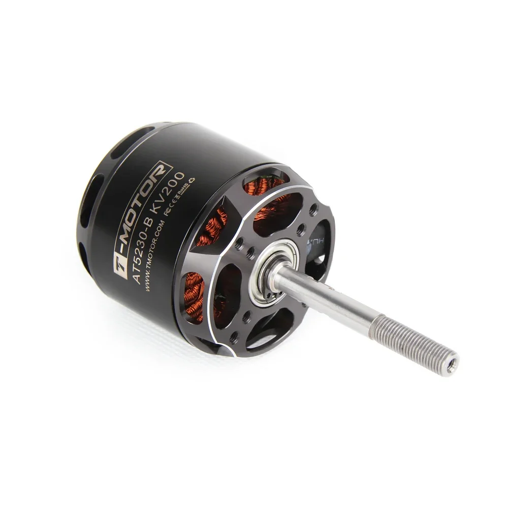 T-MOTOR at5230b 25-30cc vtol asa fixa motor de eixo de aeronave kv200 motor sem escova para rc fpv drone avião quadcopter multicop