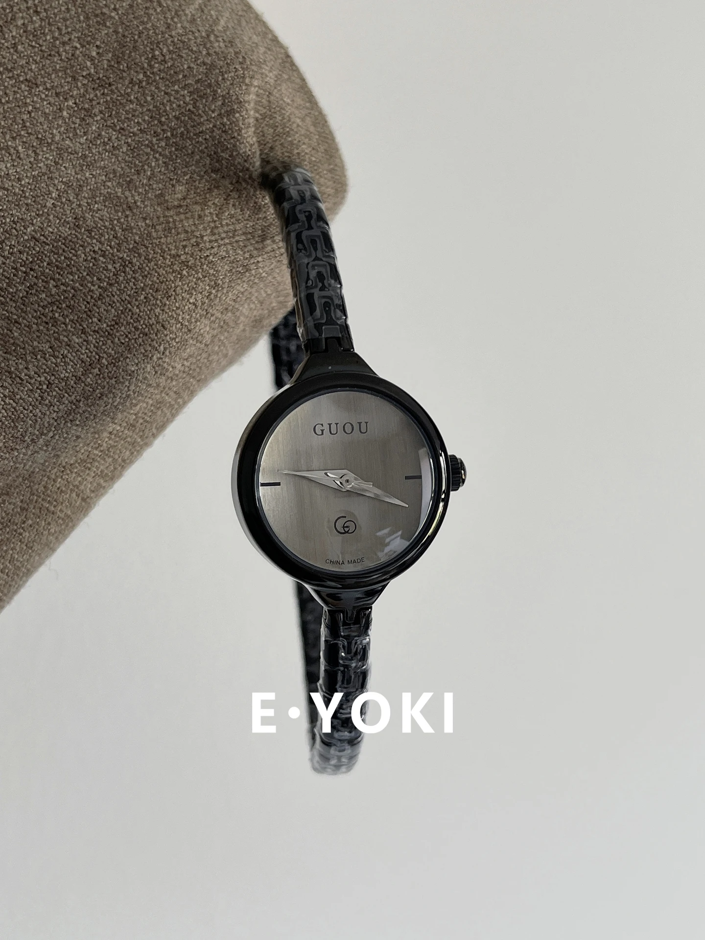 High quality luxury watch black grey round bracelet small exquisite women's watch female fashion quartz watch new women's