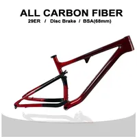 Airwolf T1100 Carbon MTB Frame 29er Carbon Bike Frame 29 Mountain Carbon Shock Bike Frame 148*12mm Disc Brake Bike Frameset