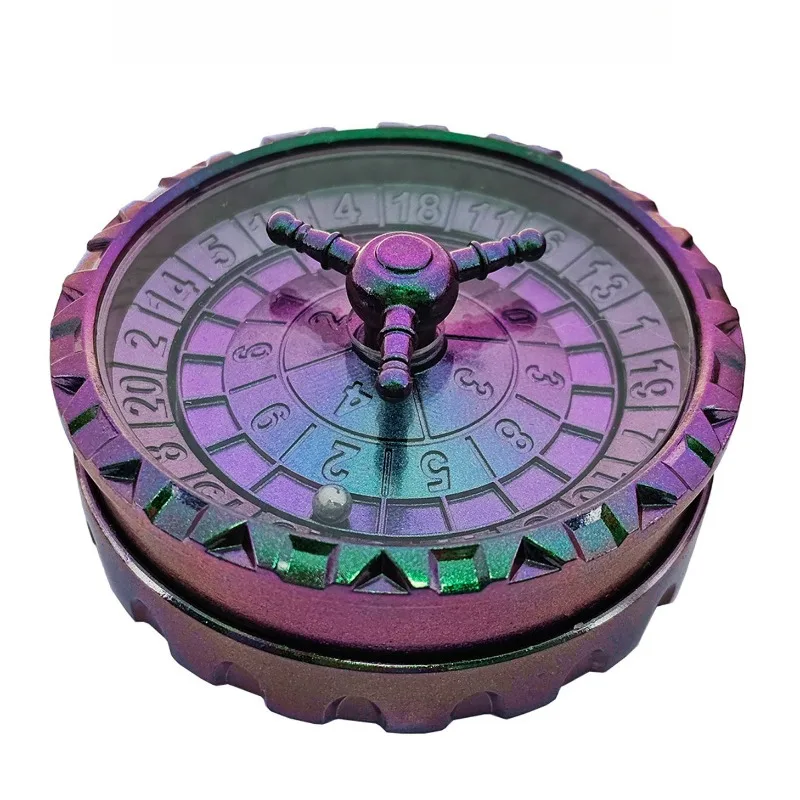 Roda rotativa dados fidget spinner rolo jogo de festa edc metal alívio do estresse mesa de escritório brinquedos adultos anti ansiedade idéia produtos