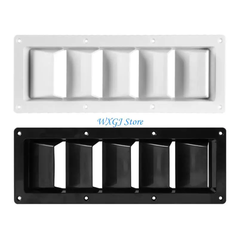 

37JE Quick Install Weatherproof RVs Boat Air Vent Louvered ABS Grille Mounting Air Vent for Harsh Environments