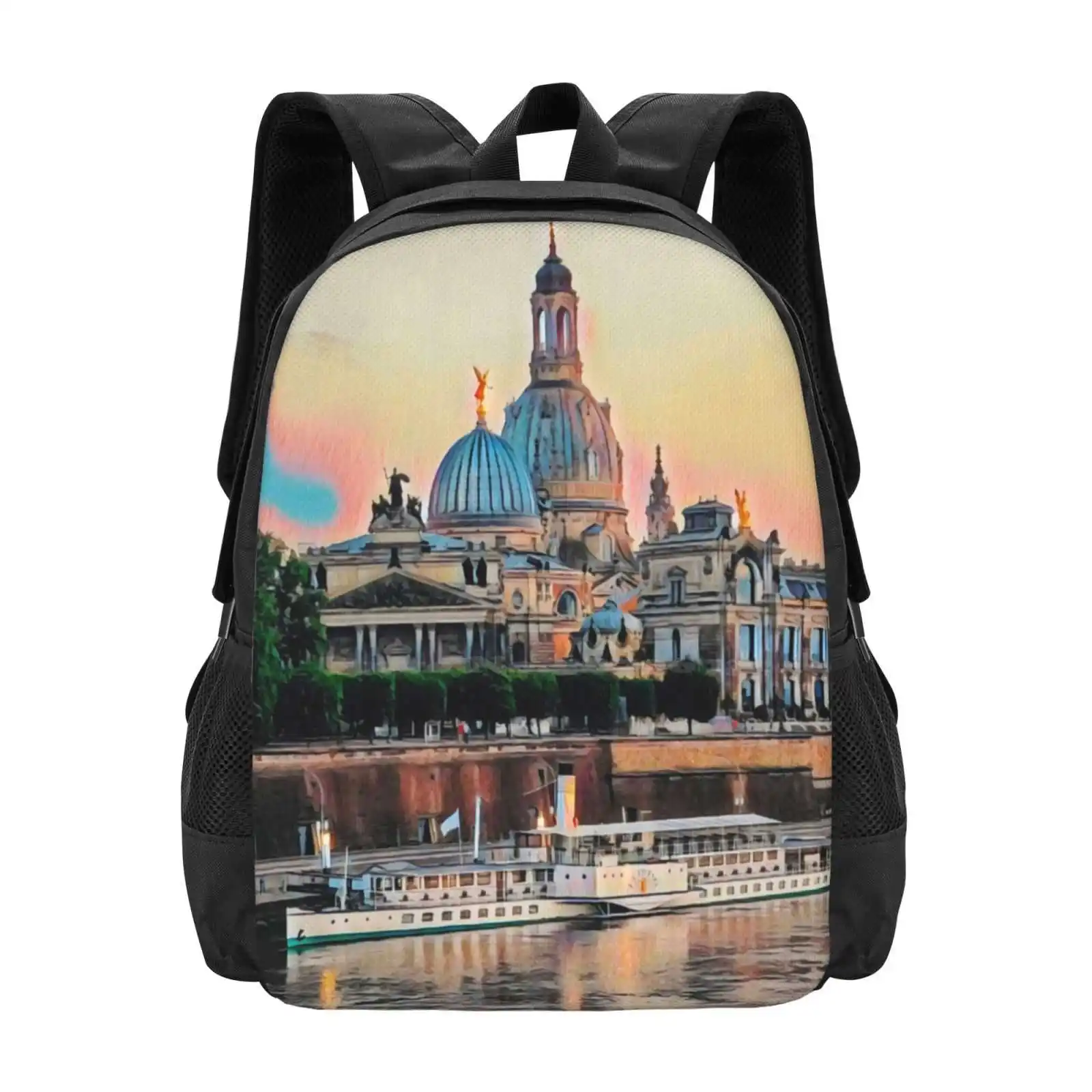 

Dresden Skyline Hot Sale Schoolbag Backpack Fashion Bags Dresden Dresden Dresden Germany Streets Dresden Skyline Dresden