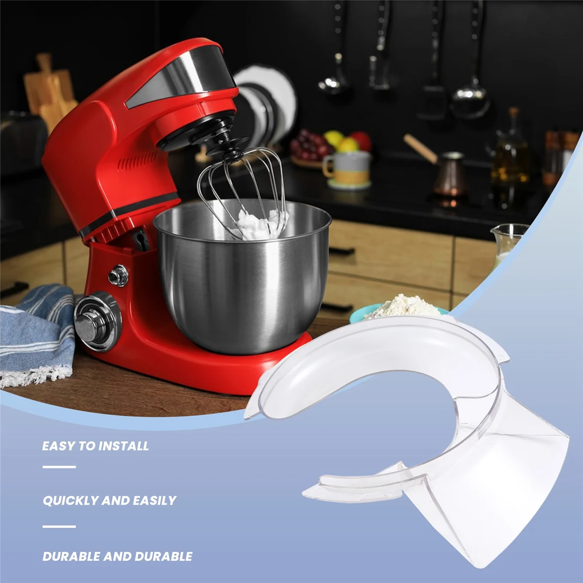 

Pouring Shield Mixer Accessories and Replacement Parts KN1PS W10616906 Compatible for KitchenAid Attachment HOT
