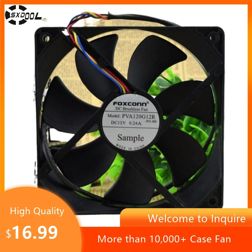

For Foxconn PVA120G12R 12V 0.24A 12CM PWM Cooling Fan, High Efficiency PC, Gaming Consoles, & Industrial Equipment