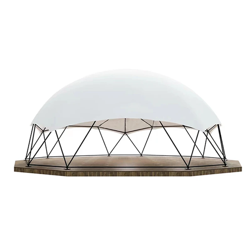 Outdoor large lunar surface dome spherical canopy tent