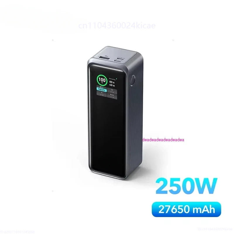 

Prime Power Bank 27650mAh 3-Port 140W Max Portable Charger Battery Portable Power Bank Large Capacity 250W for Laptop