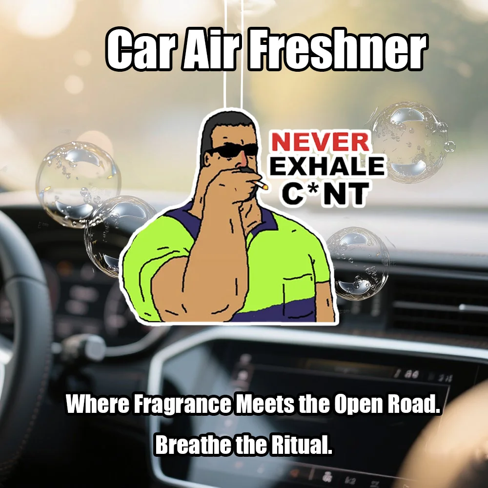 Cool Guy Odor Alert Auto-Duftaufhänger – trendiges Design, hängende Spiegelentlüftung, anhaltender Duft
