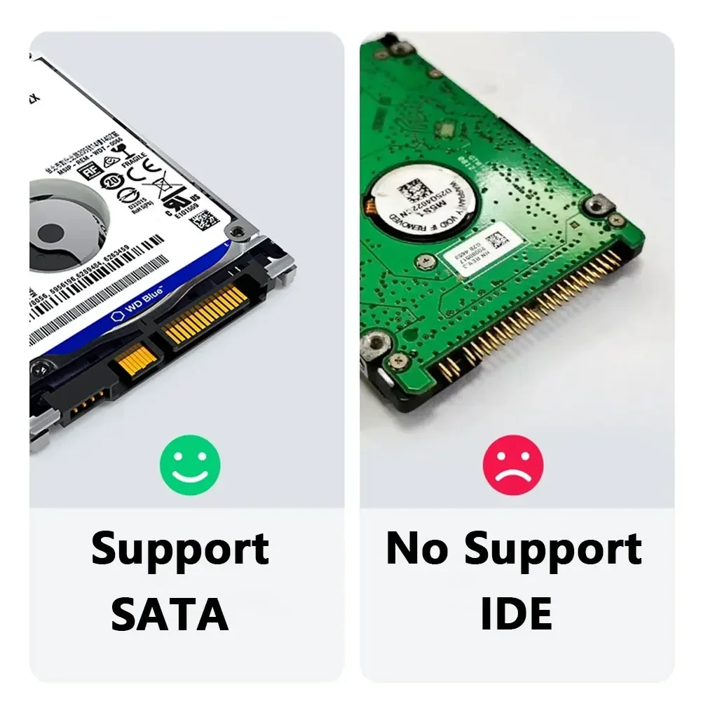Cabo adaptador SATA para USB 3.0 USB-C para disco rígido externo HDD SSD de 2,5 polegadas SATA 3 22PIN USB 2.0 para cabo SATA III até 6 Gbps