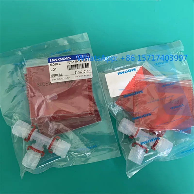 

High purity PFA bead type IUT equal diameter tee INNODIS bead type IRUT reducing tee pipe joint