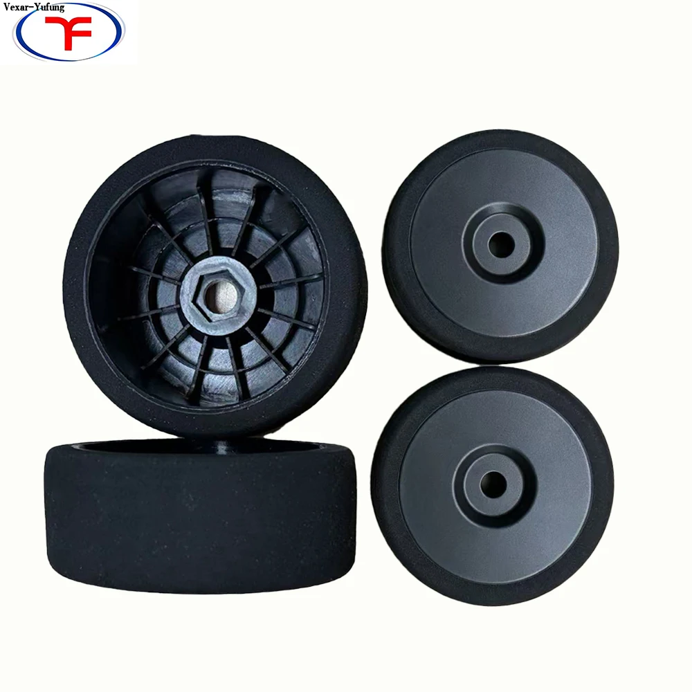 Yufung RC GT 35A Shore Foam Tires for Drag Racing Match Car 4pcs 104.5MM Lightweight Shock Absorption High Grip 1:8 Foam Tires
