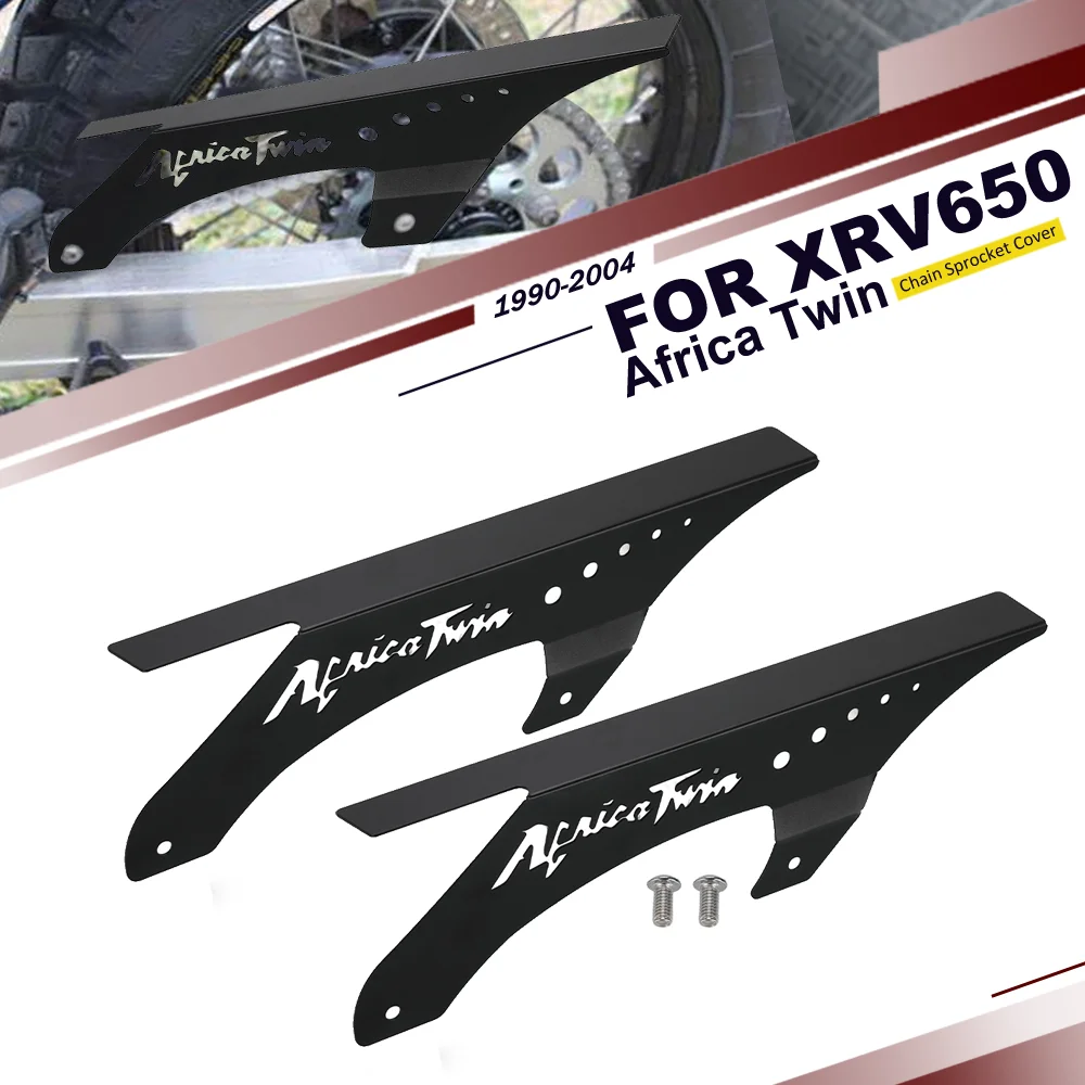 FOR Honda XRV750 Africa Twin 1990-2004 Motorcycle Accessories Stainless steel Chain Guard Cover Protector XRV650 Africa Twin