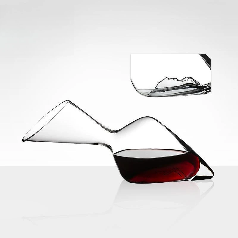 Mountain decanter artificially blown handmade red wine dispenser imported