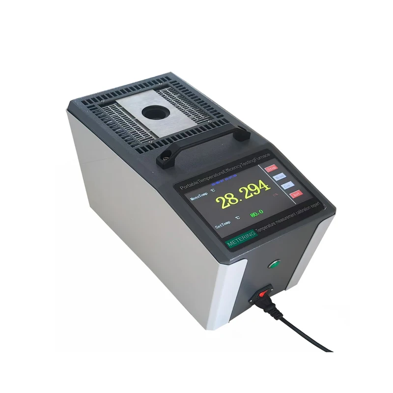 New Portable Dry Block Temperature Calibrator With RS232 Bluetooth -100~200℃ Full Screen