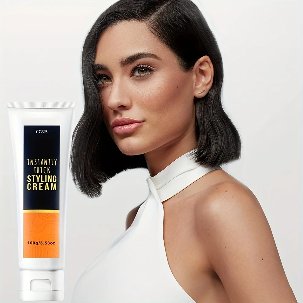 كريم تصفيف الشعر المتضخم ، تعليق وتعريف يدوم طويلاً ، منتج عناية بالشعر بدرجة احترافية ، تصميم سميك على الفور