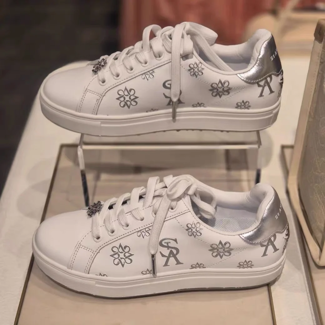 

New Golf Women's Golf Shoes: Printed Logo, Waterproof, Slip-Resistant, Versatile