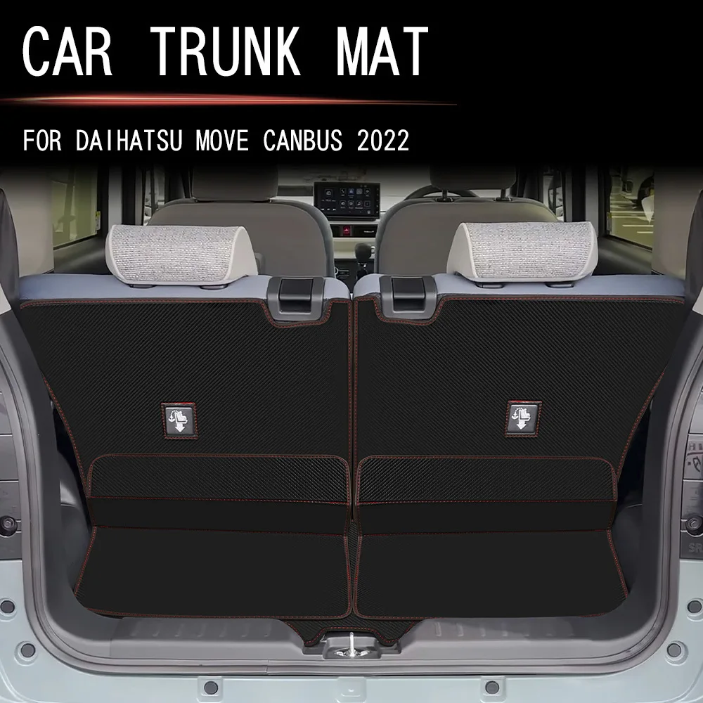 

for DAIHATSU MOVE CANBUS 2022 2023 2024 2025 Leather Trunk Mat Fully Enclosed Special Tailgate Mat Tailgate Protective Mat