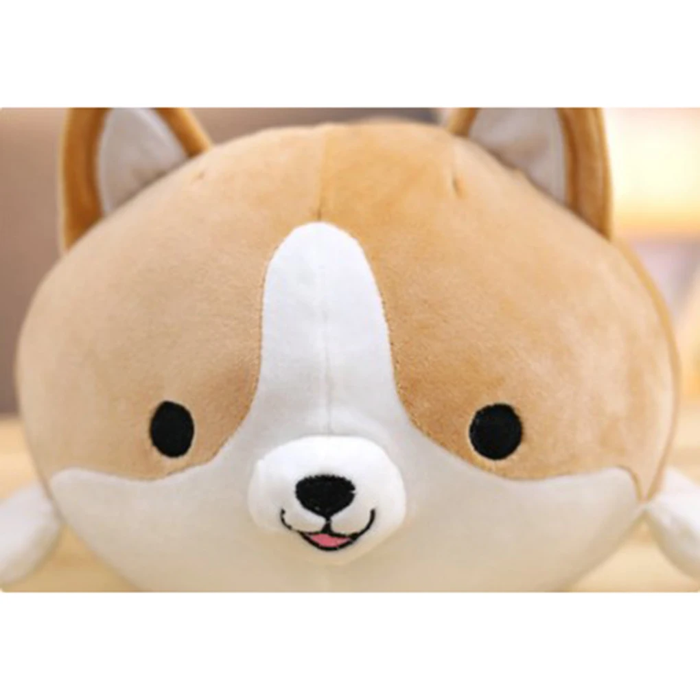 Simpatico peluche Corgi bambola di pezza morbido animale cartone animato cuscino da letto per bambini bel regalo di Natale