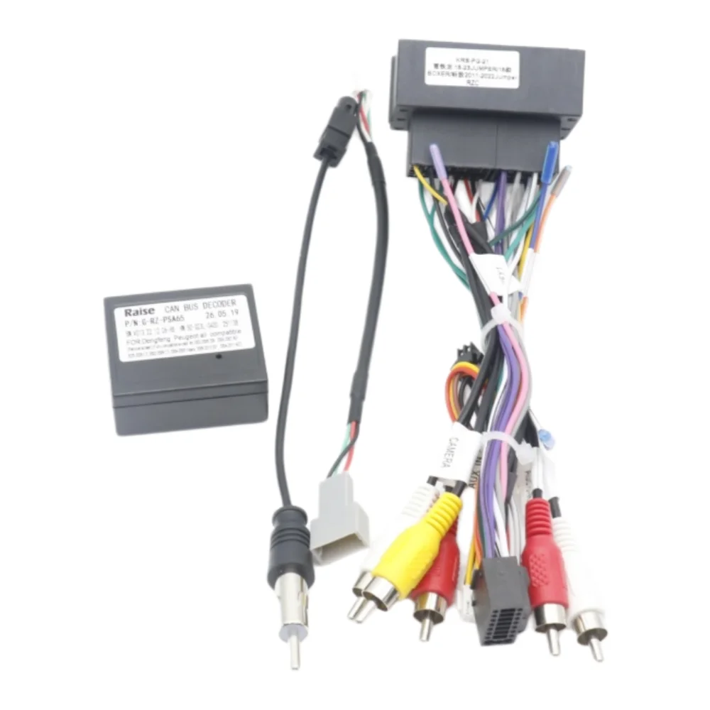 Car Radio Wiring Harness RZC for Citroen Jumper 2015-2023 Peugeot Boxer 2011-2022 Power Cable