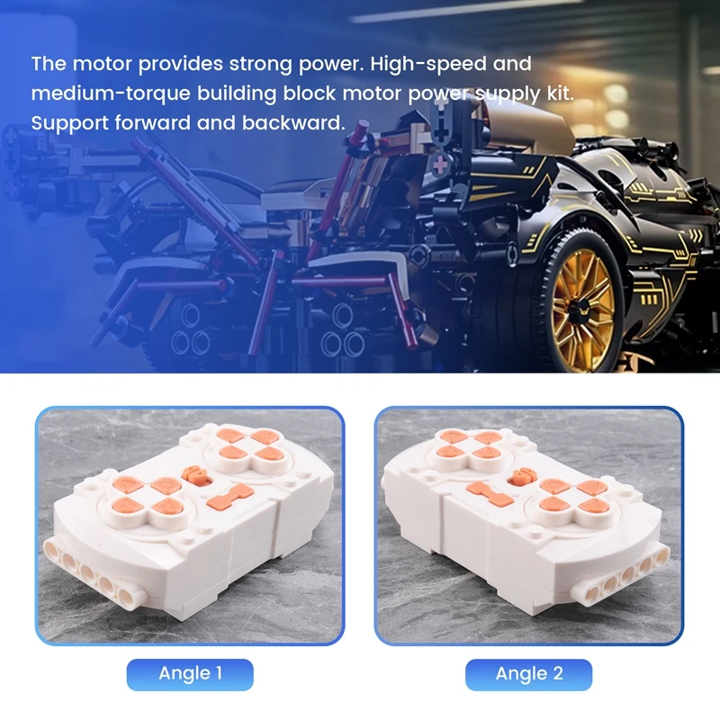 

1Set Power Function Motor App Remote Control Programming 2 Meduim Moter Set DIY Creative Building Block For Children