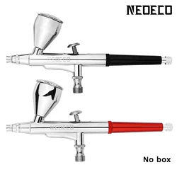 Dual-Action 9cc 20cc 40cc 0,3mm Airbrush Spray Gun Gravity-Feed Abnehmbare Airbrush Kit für Make-Up Nagel Kunst tattoo Kuchen Modell