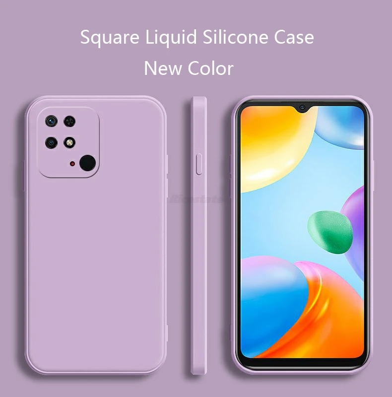 Flüssigkeit Silikon Fall für Xiaomi Poco X6 Pro Abdeckung Matte Für POCO X3 X4 X5 X6 X7 M6 M7 Pro C55 C65 C75 Weiche Procect Abdeckung Fundas – Detail 3