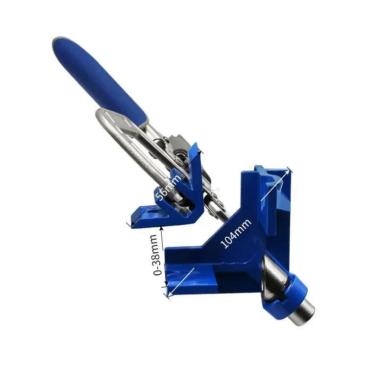 Imagem -04 - Ângulo Direito Woodworking Tool Clamp Material de Aço Carbono Adequado para Gabinete Doméstico Perfuração Fixa 90 Graus