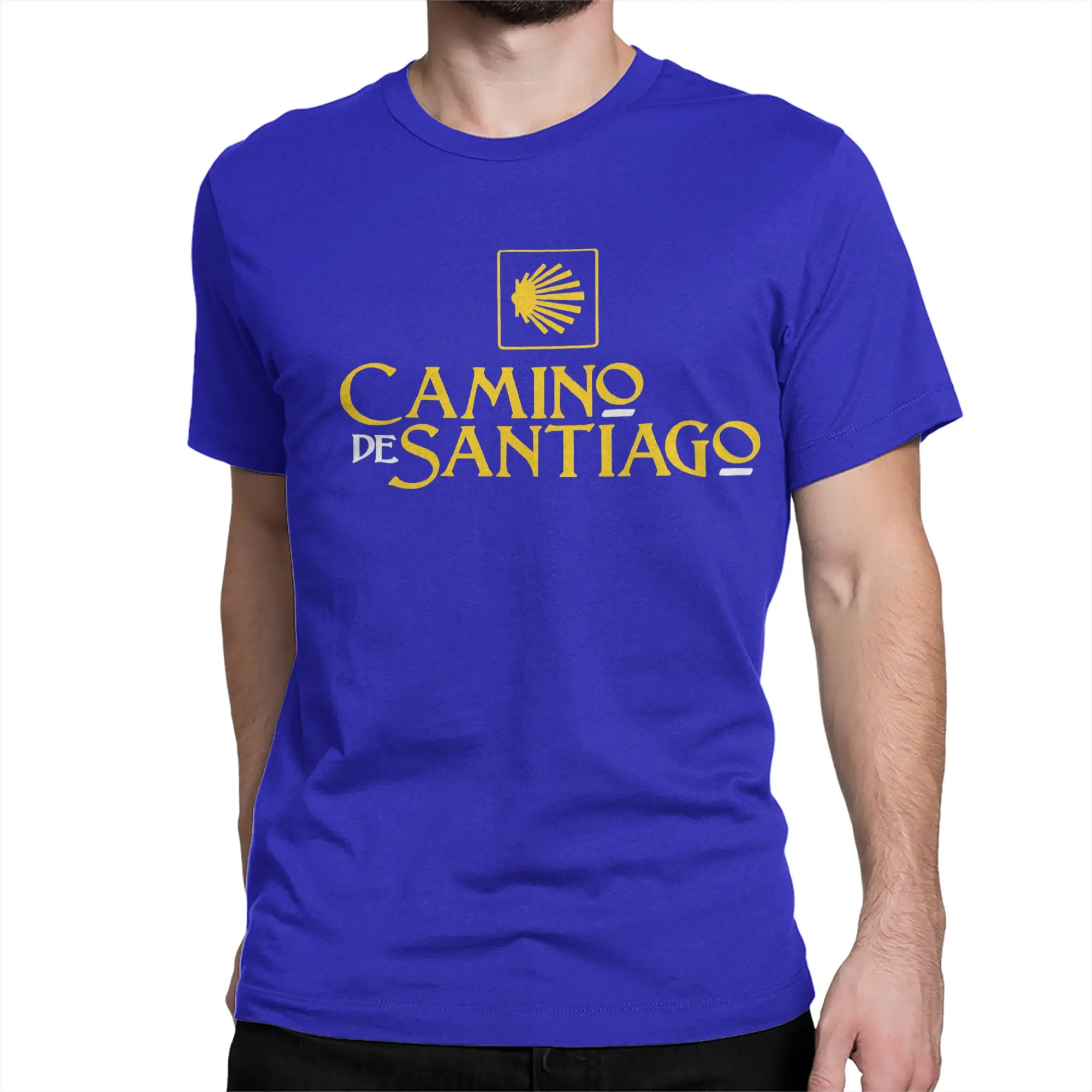Men Women Camino De Santiago T Shirt Shells 100% Cotton Clothes Casual Short Sleeve Crew Neck Tees Birthday Present T-Shirt