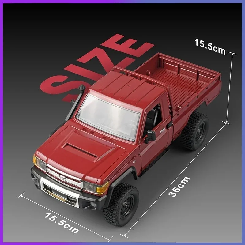 2023 New Spot Mang Niu Mn82/LC79 1:12 Remote Control Land Patrol Pickup Four-wheel Drive Model Toyoya Adult Best Toy Gift