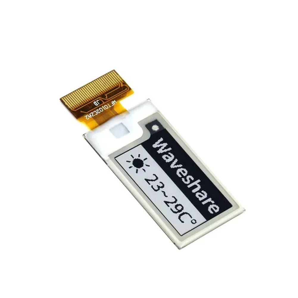 B04B-E-Ink Display Pantalla electrónica de resolución 128X80 de 1,02 pulgadas Blanco y negro de doble color