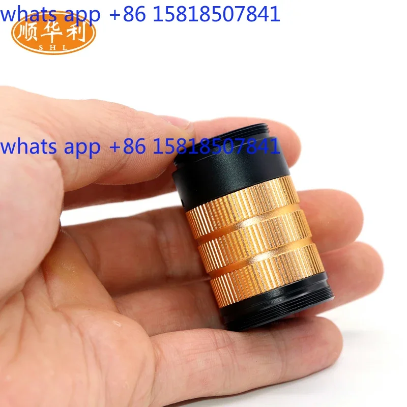 CCD industrial microscope magnifying lens 100x adjustable mechanical vision telecentric long distance hot press alignment